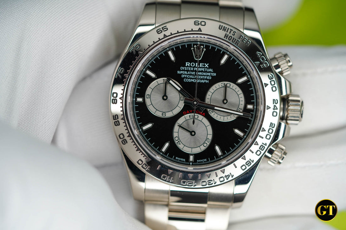 Rolex Daytona Cosmograph White Gold / Black - Steel / Oyster