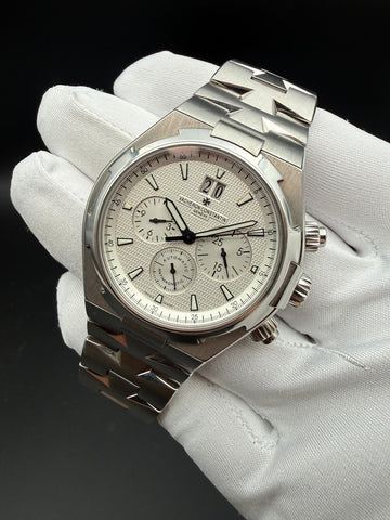 Vacheron Constantin Overseas Chronograph 49150 White Dial